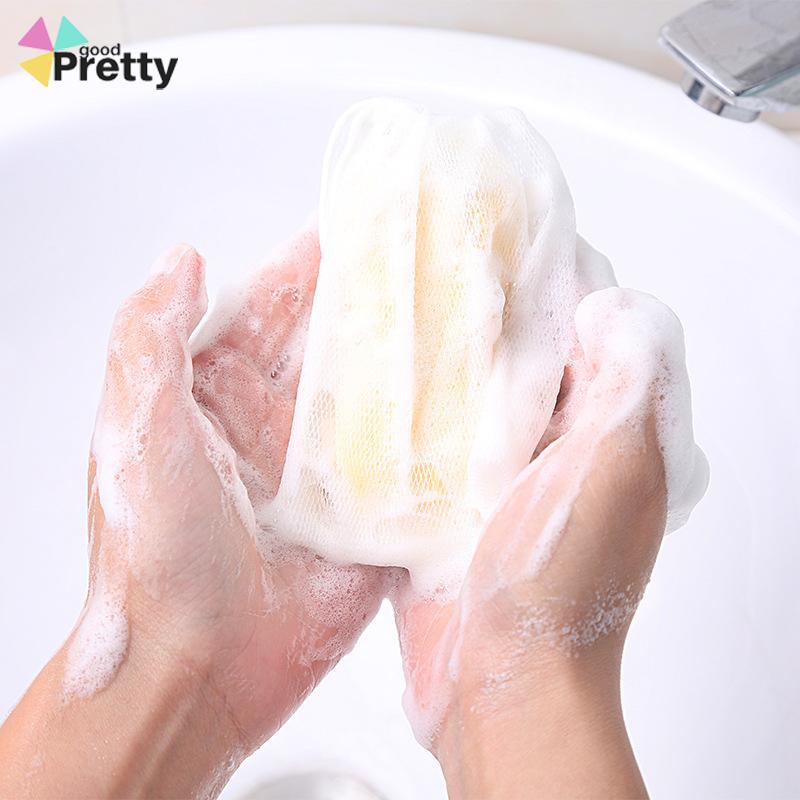 Foaming Mesh Pembersih Wajah Cleansing Mesh Handmade Soap Mesh Bag - PD