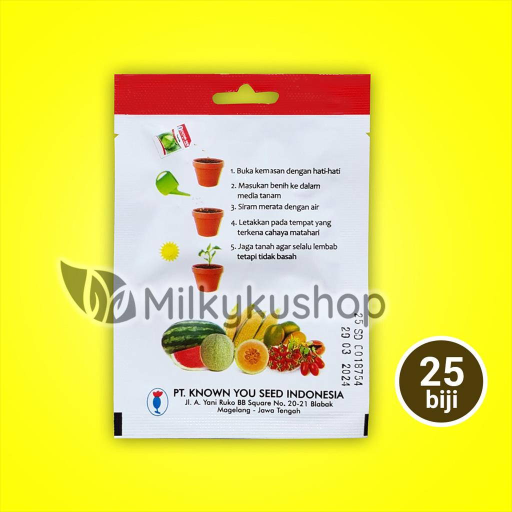 BENIH KYS KNOWN YOU SEED OKRA F1 LUCKY FIVE 25 BIJI KEMASAN PABRIK