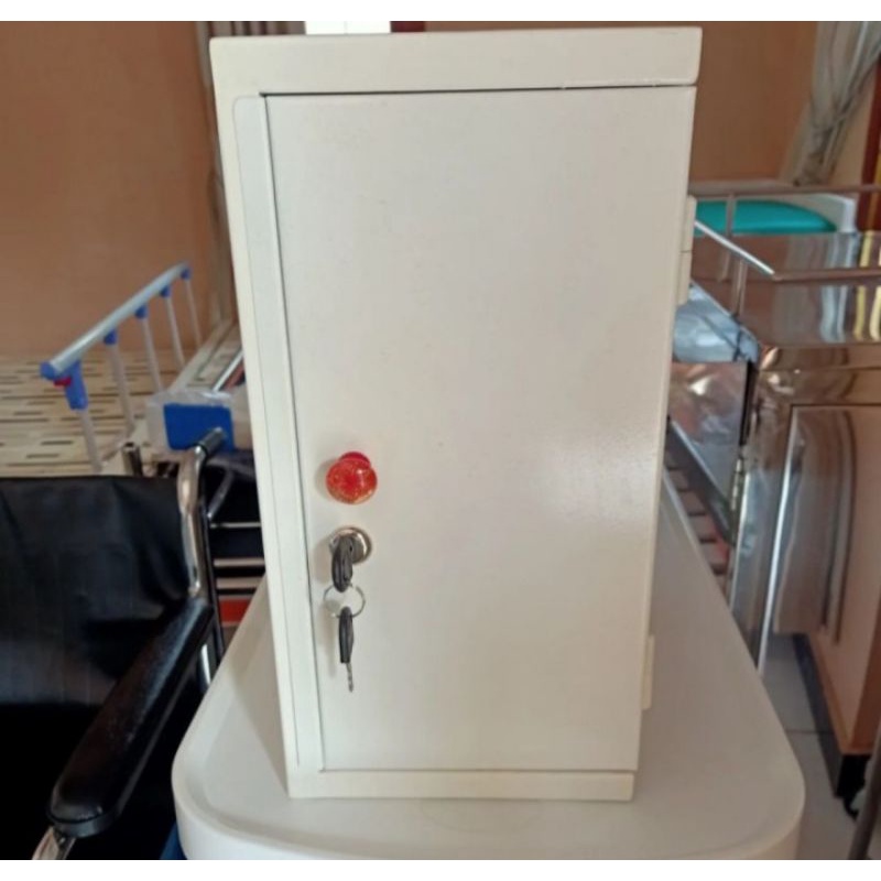 Lemari Narkotika Kecil 2 Pintu || Lemari Obat 2 Pintu Kecil PC || Lemari Psikotropika || Lemari Medi