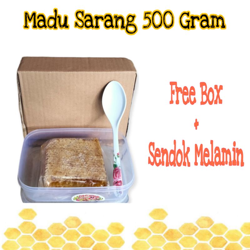 

Madu Sarang 500 gram 100% RAW HONEY