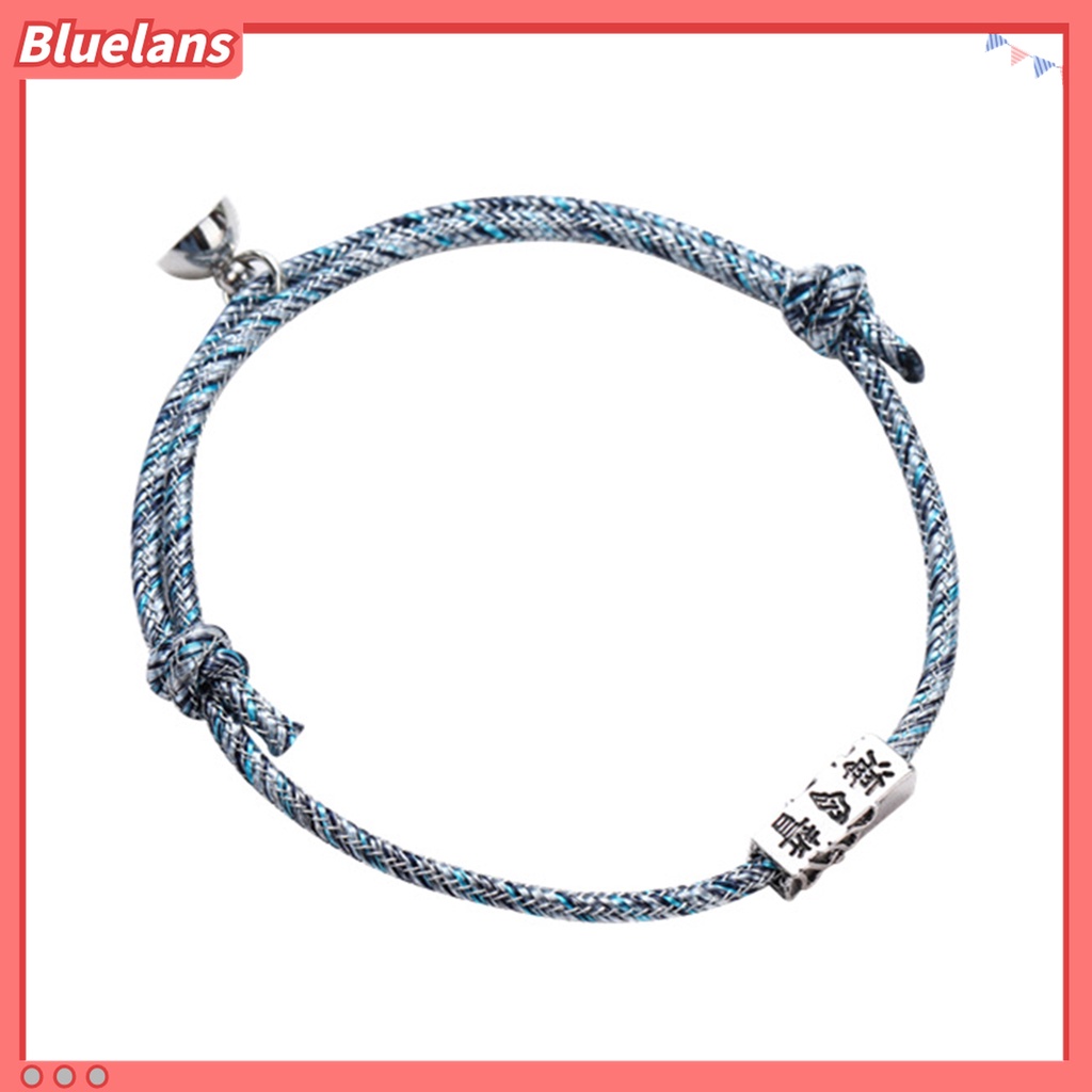 2pcs Gelang Tali Kepang Magnetik Untuk Pasangan