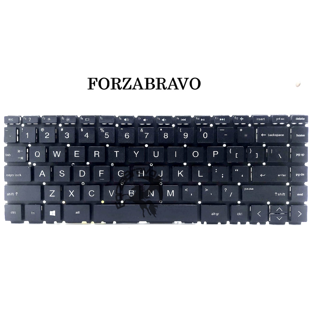 Keyboard Laptop Notebook Hp 14-CM 14-CK 14-CM0XXX 14-CK0132TU Hitam Black