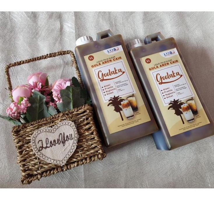 

Cuma disini--Gula Aren Cair 1Lt GOOLAKA/ Gula Aren Asli / Superior Brown Sugar