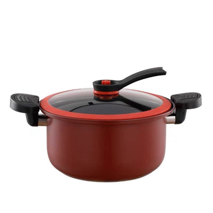 Panci Presto Teflon Totipotent /Micro Pressure Cooker Pot 3.5l (3500ml)Anti Lengket