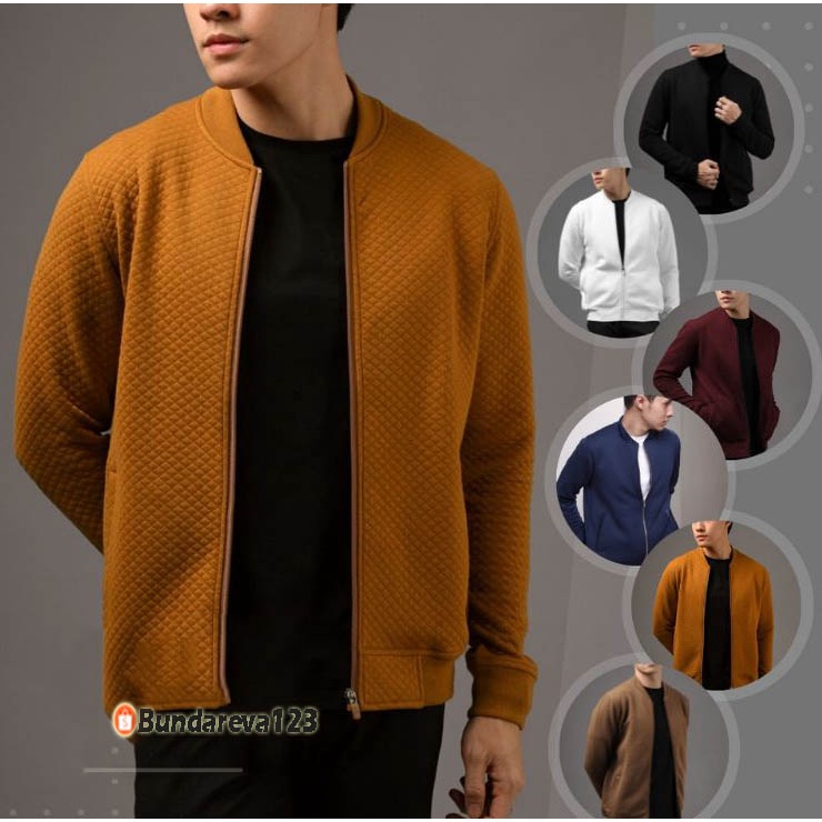 BISA COD - Comfy Jacket Pria / Jaket Comfy Male Id Bomber Pria Wanita Premium Tebal Terbaru