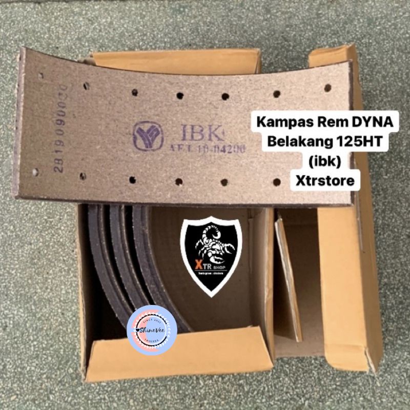 Kampas Rem Dyna Belakang 125HT / Kampas Rem IBK Hino