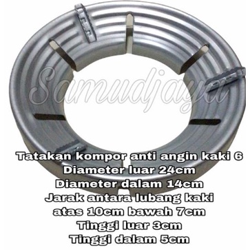 NEW  TATAKAN KOMPOR ANTI ANGIN KAKI 6