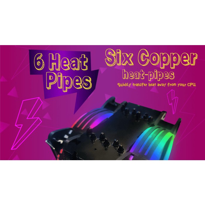 CUBE GAMING STORM V2 - DUAL FAN ARGB - Universal Socket