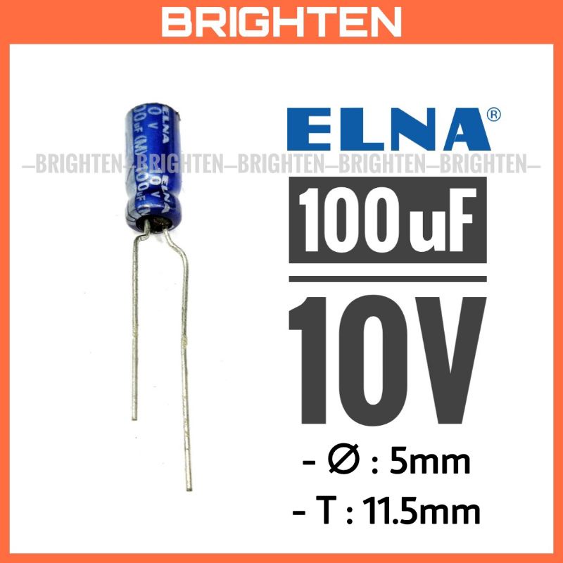 ELNA Elko 100uF 10V