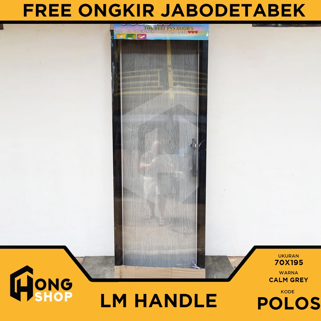 Pintu Kamar Mandi PVC TEBAL POLOS - LM HANDLE