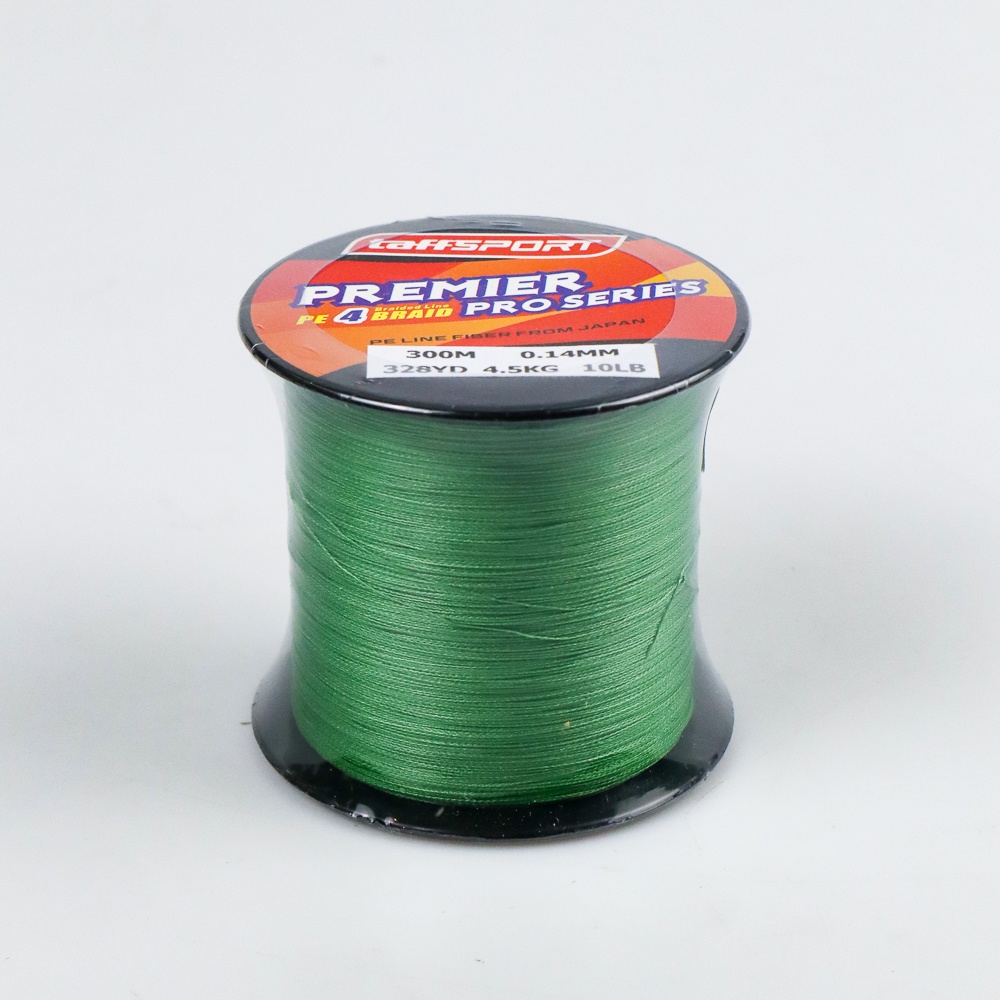 Proberos Benang Pancing Premier Pro Series Braided Thick 0.14mm OMTHAUGR - Green