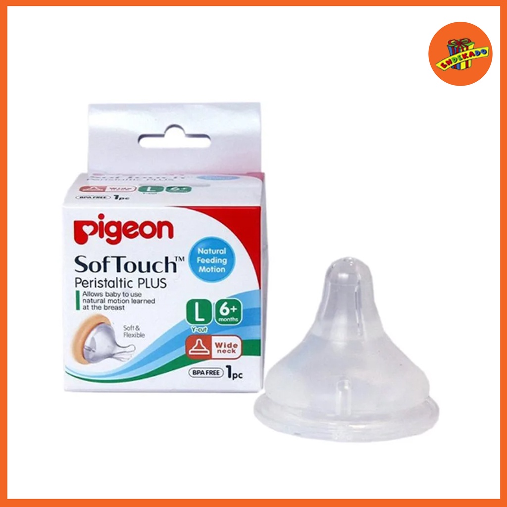 Pigeon Dot Soft Touch Peristaltic Plus Nipple 1pc