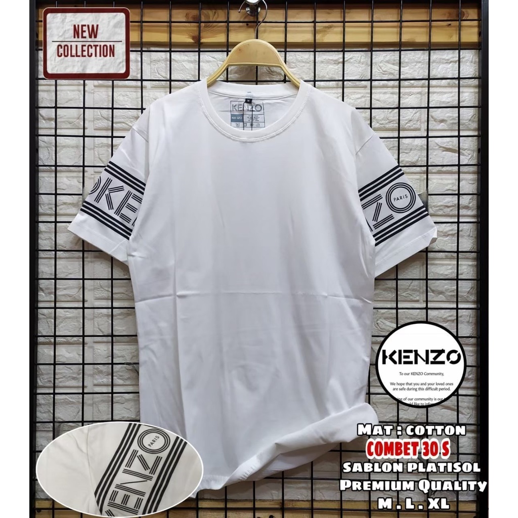 KAOS KENZO PRIA LENGAN PENDEK KENZO