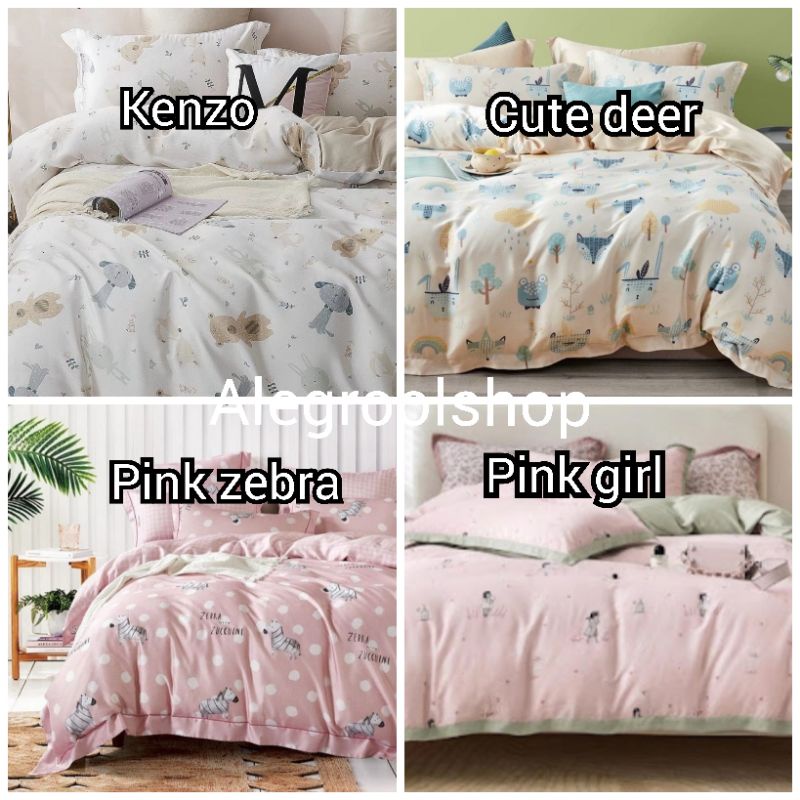 SARUNG BANTAL GULING BAYI SUTRA ORGANIK SET