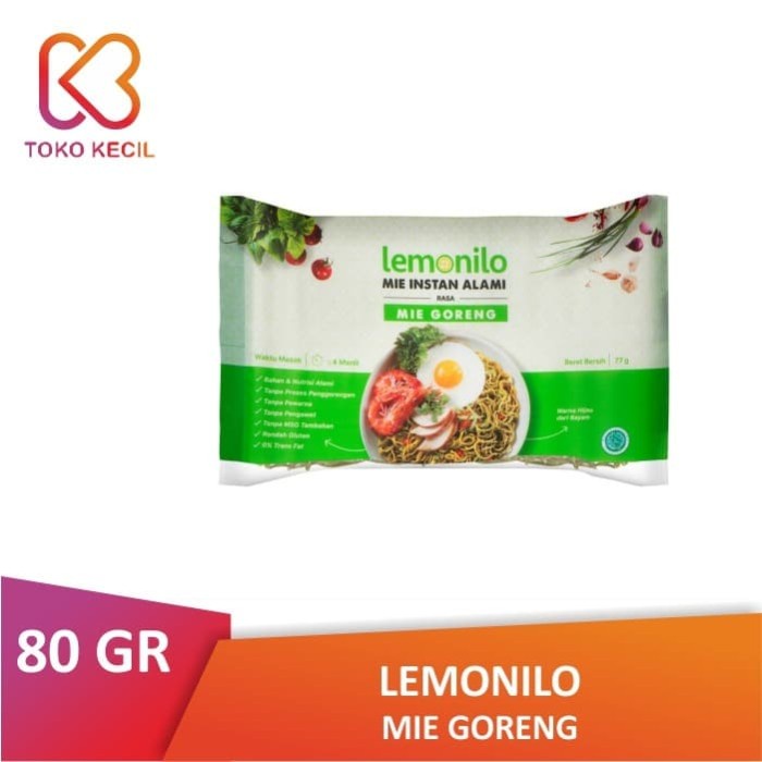 

NEW [PACK] Lemonilo Mie Goreng 77 GR | Mi Instan Sehat Alami Organik