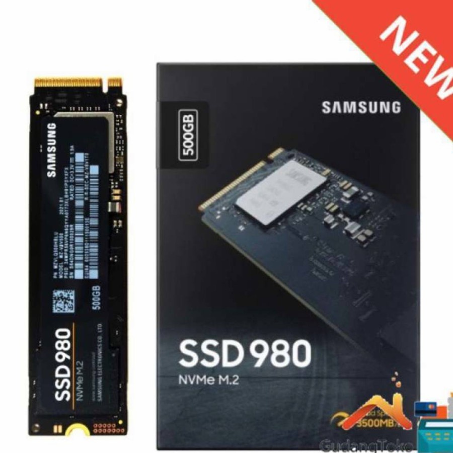 New SSD SAMSUNG 980 NVMe M.2 500GB PCIe