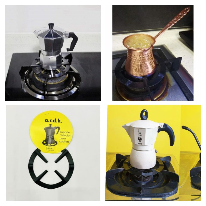 Tatakan Kompor Moka Pot Stand Stovetop Rack Dudukan Teko mini TR01