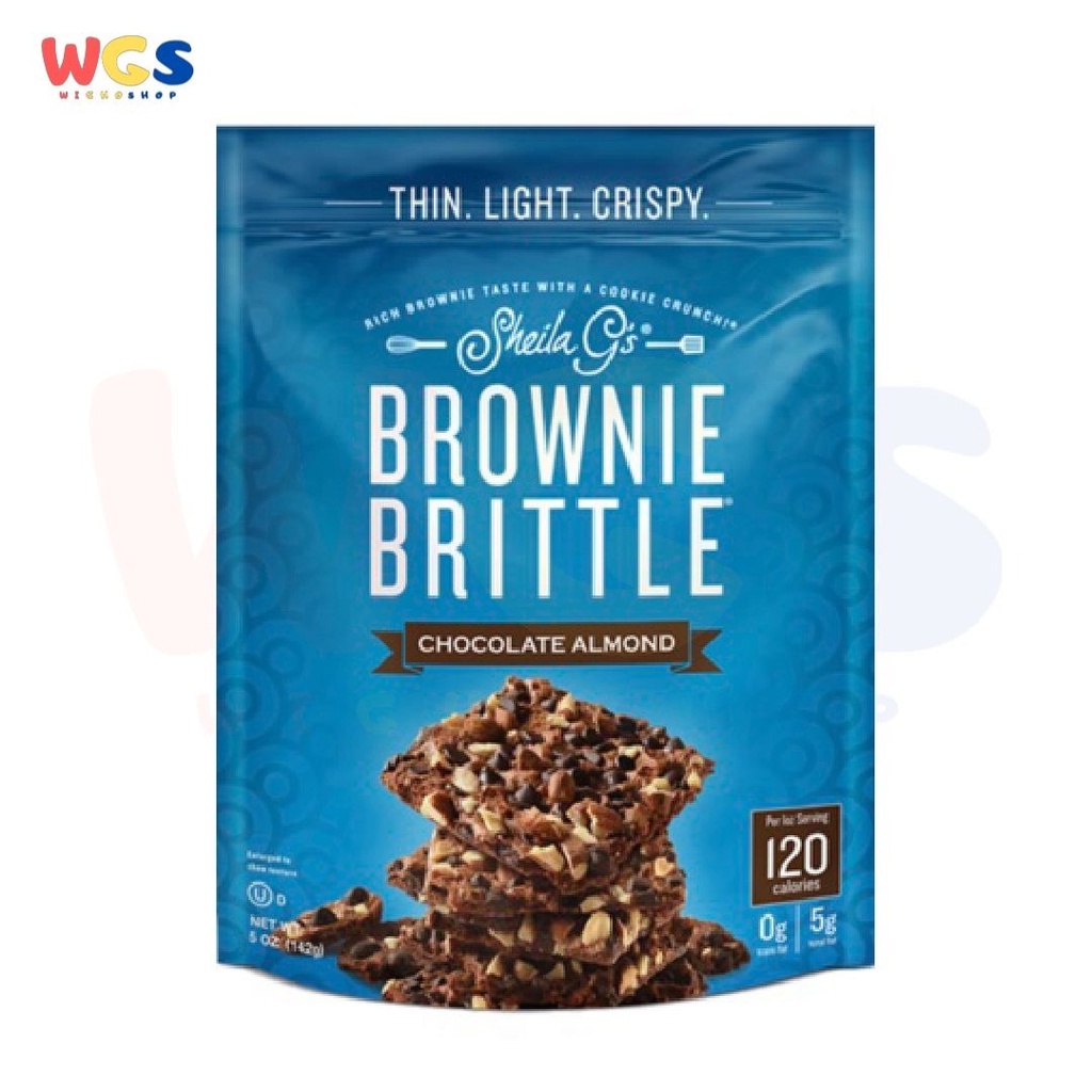 Biskuit Sheila Gs Brownie Brittle Chocolate Almond 5oz 142g