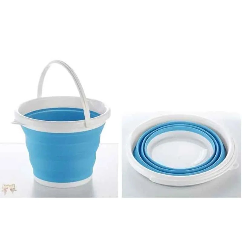 MILIKI SEGERA! Ember Lipat Portable 3L 5L 10L Water Bucket Foldable Collapsible Baskom Multifungsi ST Baskom Warna Ember Lipat Portable Ember Lipat 10 L Baskom Plastik Lipat Serbaguna Portable Silikon EMBER Baskom