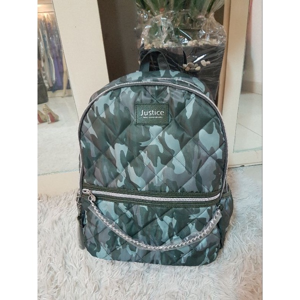 Tas ransel backpack Justice Original camo army