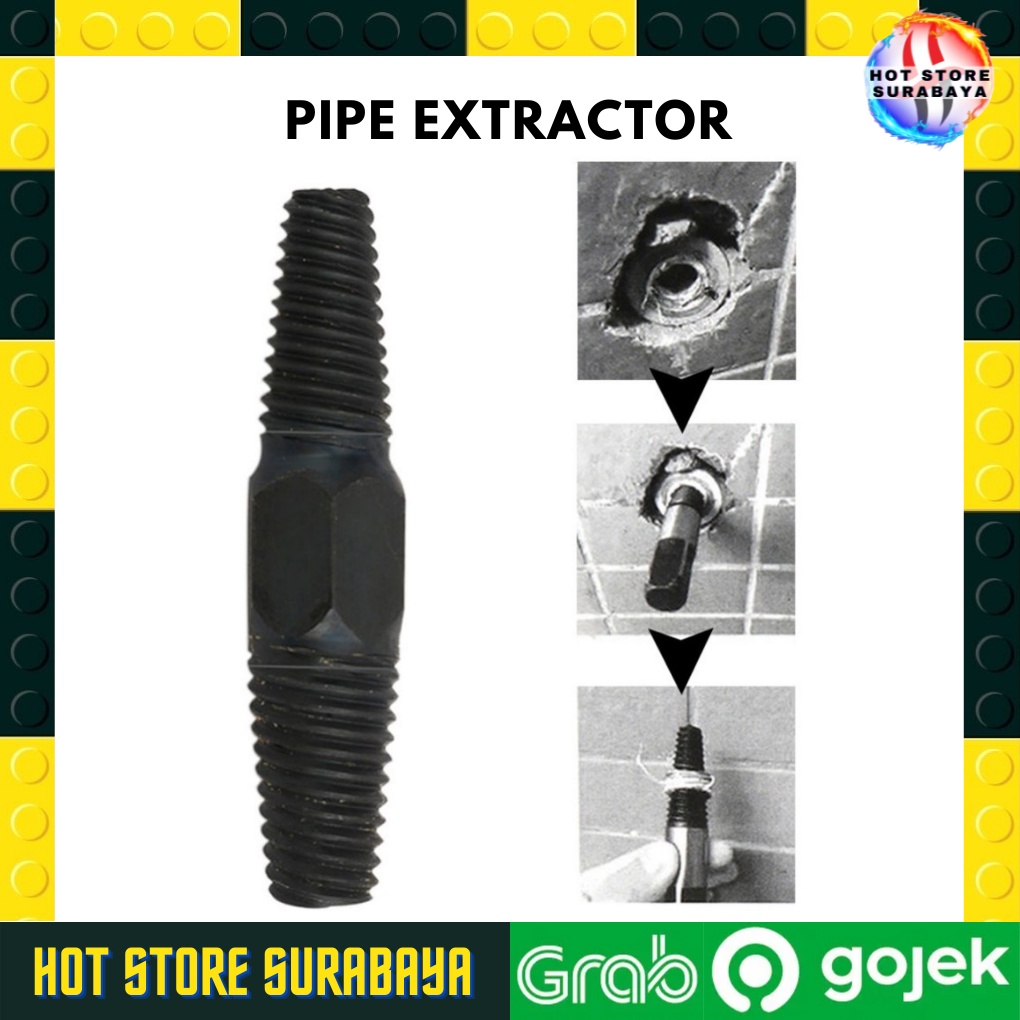 Alat Cabut Buka Pipa Keran Putus 1/2 3/4 Broke Pipe Extractor BERKUALITAS UNTUK BUNTU SUMBAT