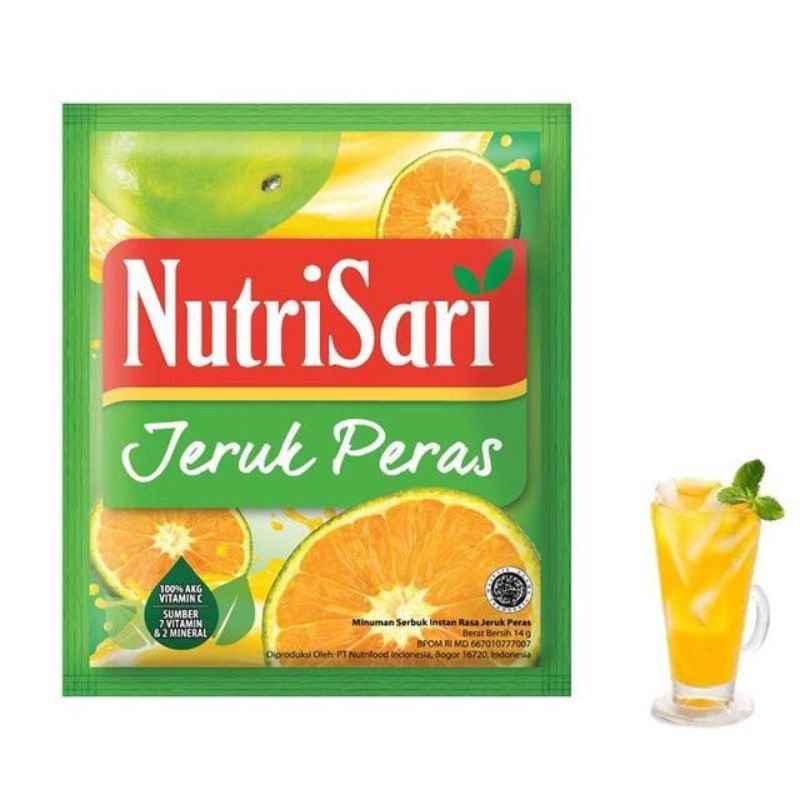 

Nutrisari Jeruk Peras 14 gr Minuman Jeruk