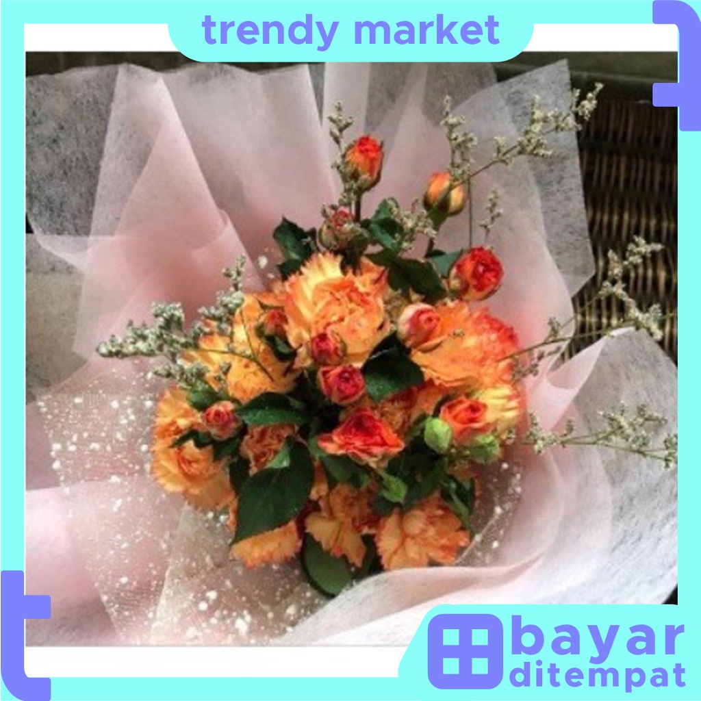 

Kertas Bunga Tissue / Kertas Anti Minyak / Tisu Florist Buket Bunga Korea Hampers / Tissue Paper Craft Wrapping Packaging Sampul KB50