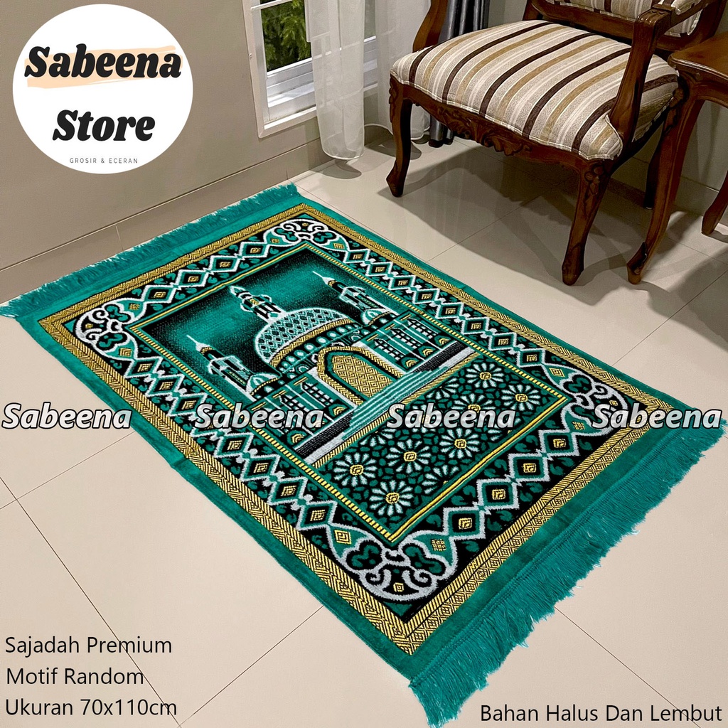 Sajadah Turkey Bulu Termurah Turki Ukuran Besar Peralatan Sholat By Sabeena.Store