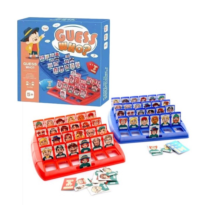 Mainan Tebak Gambar Tebak Orang Permainan Papan Board Game WHO IS IT / Mainan edukasi
