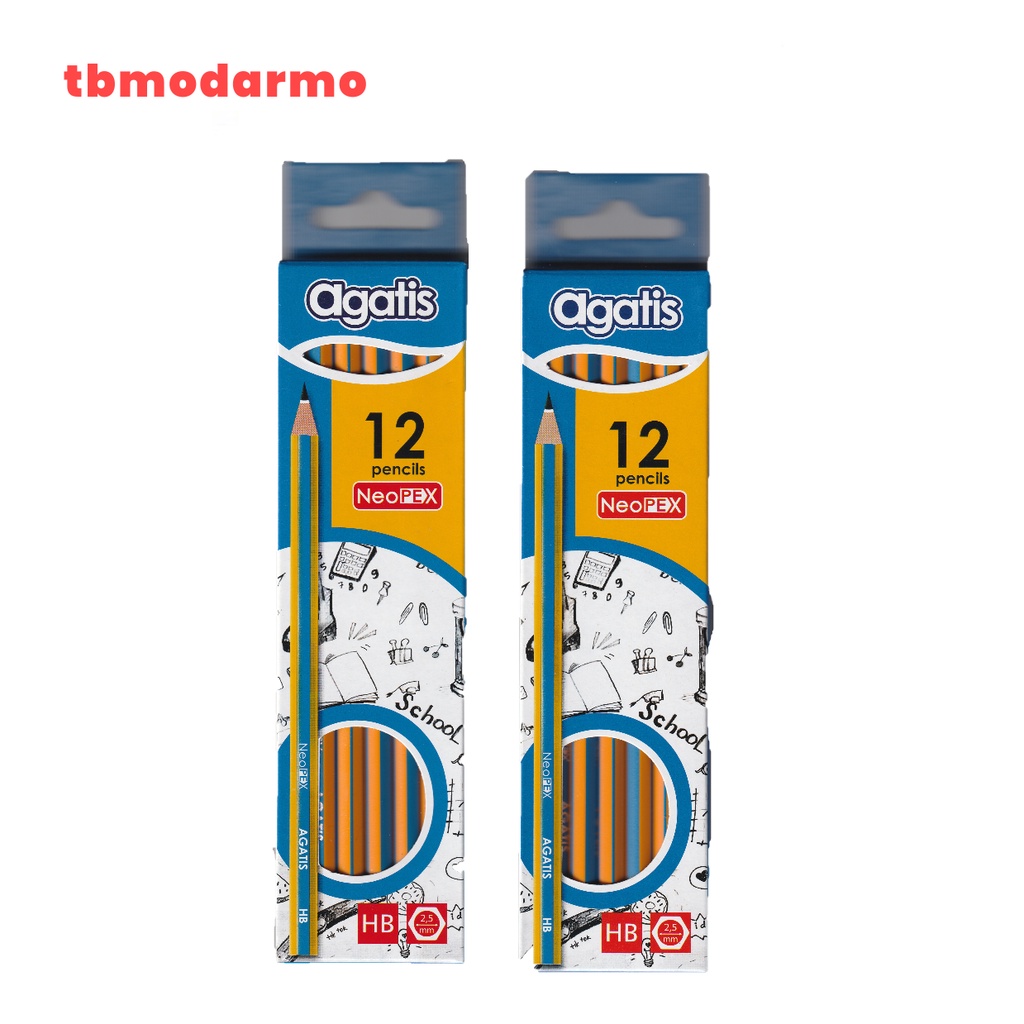 

TBMO AGATIS NEOPEX HEXAGONAL GRAPHITE PENCIL HB SET 12 - 81163 NH-HB-1201
