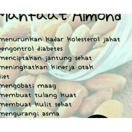 

SALE✅Raw Whole Almond Nut 1000 gr (Kacang Almond Mentah)|SQ6