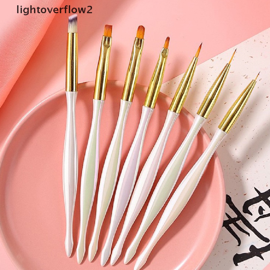 (lightoverflow2) 1pc Pen Gambar Garis 3D Untuk Nail Art / Manicure