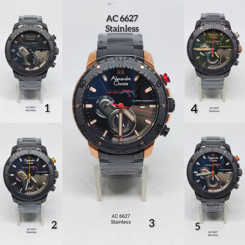 Jam Tangan Pria Alexandre Christie AC 6627 MC Stainless