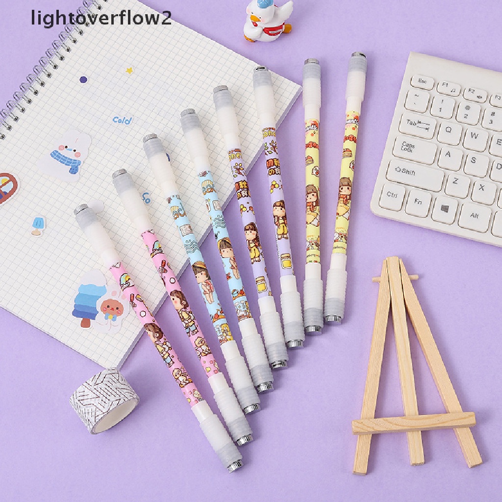 (lightoverflow2) Pulpen Gel Luminous Anti Slip Untuk Anak / Dewasa