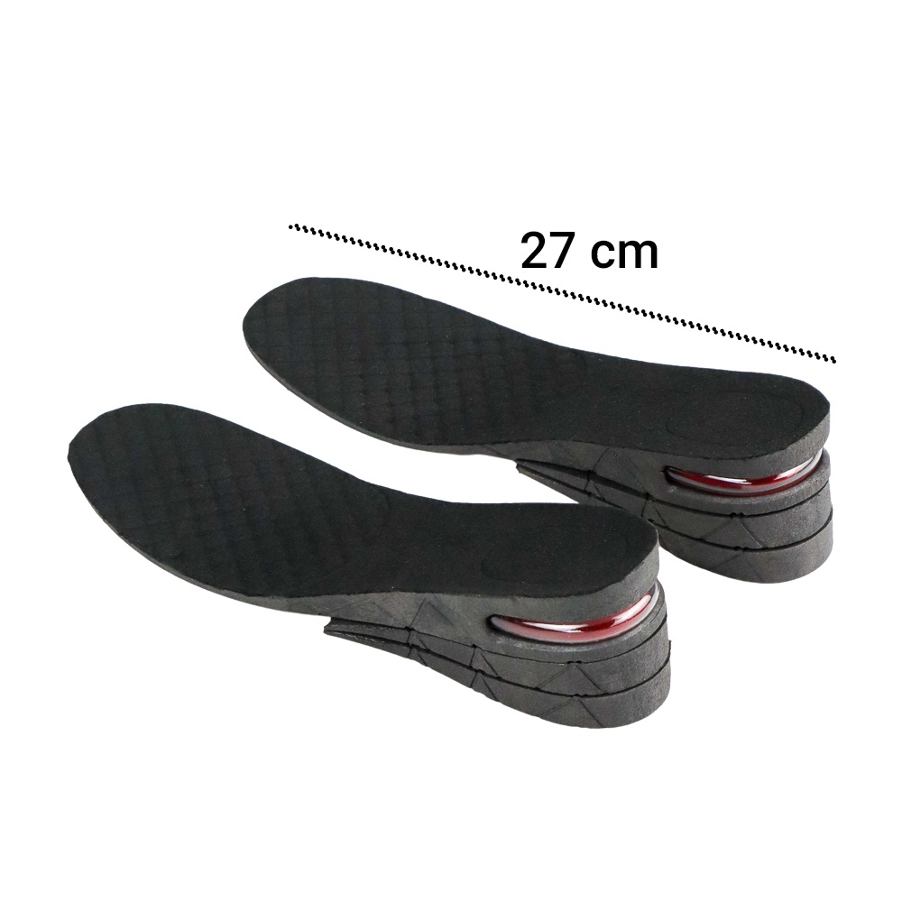 Sol Sepatu Penambah Tinggi Badan dengan Sistem Aliran Udara Air Cushion Insole Adjustable Height