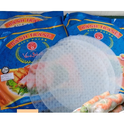 

NEW PRODUK - BANH TRANG RICE PAPER BLUE 5PCS 22CM / Kulit Lumpia Vietnam rice roll spring roll / Kulit Lumpia Vietnam Rice Paper Termurah