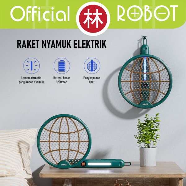 ROBOT RT-MS01 Folding Electric Mosquito Raket Nyamuk