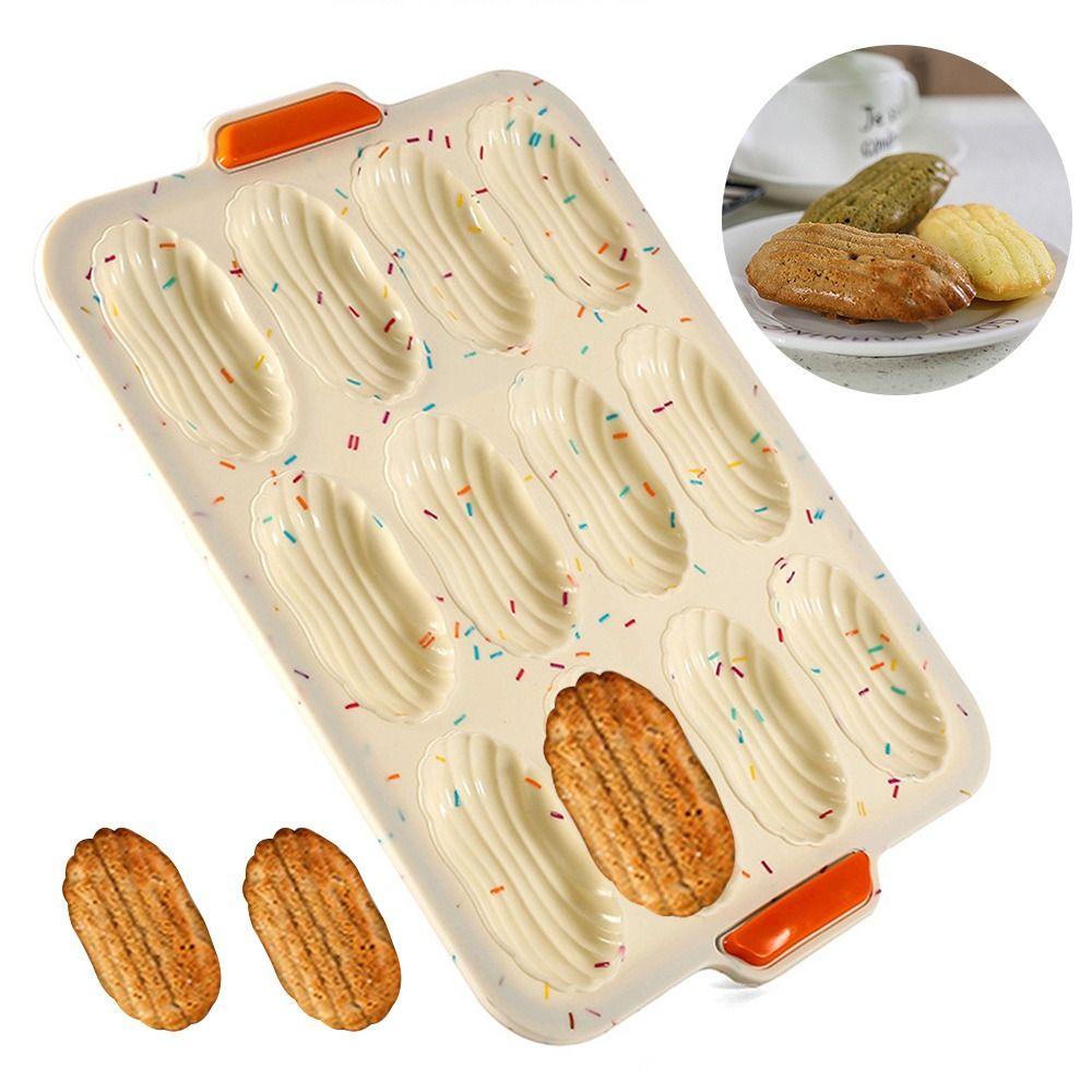 Top Silicone Cake Pan DIY Muffin Mousse Mould Alat Panggang Cetakan Ripple Flan Madeleine Shell