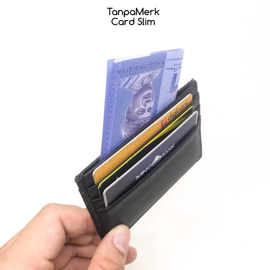 Card holder slim korea super dompet kartu dompet lipat dompet kulit dompet wanita dompet card