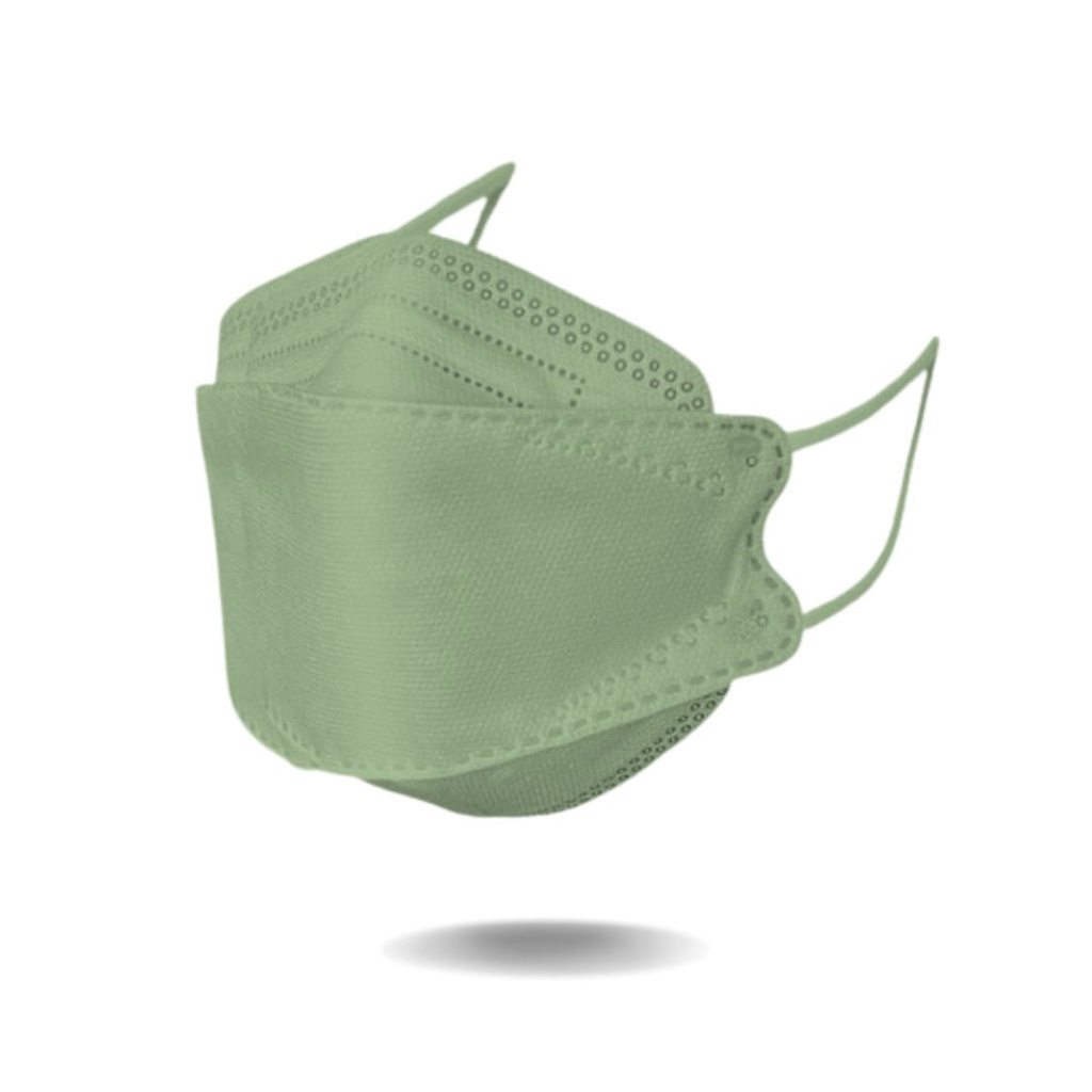 Masker KF94  Warna Warni 1 Pack Isi 10 Pcs-KF94 Matcha