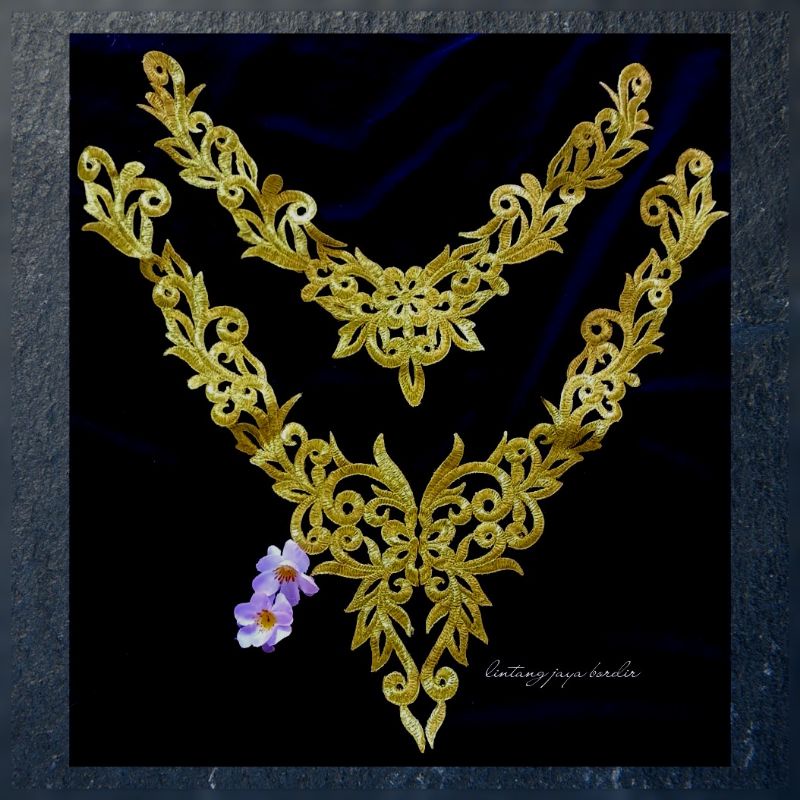 bordir aplikasi kebaya kartini