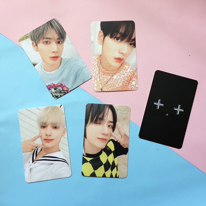 5pcs / set Kartu Foto TXT Chaos Chapter FREEZE Ukuran Kecil 2022 Untuk Koleksi