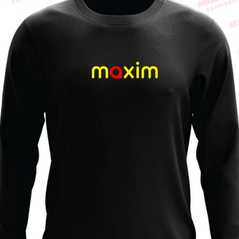 kaos distro pria kekinian bhn cotton halus adem Maxim bestseller lengan PANJANG