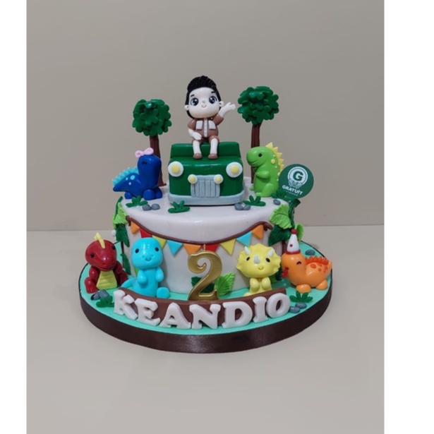 

DINO BOY UK 20CM / KUE ULANG TAHUN