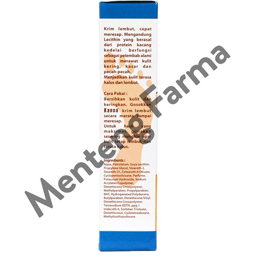 Kanna Soft Cream 30 Gram - Krim Lembut Untuk Kaki Kering, Kasar, Pecah - Pecah