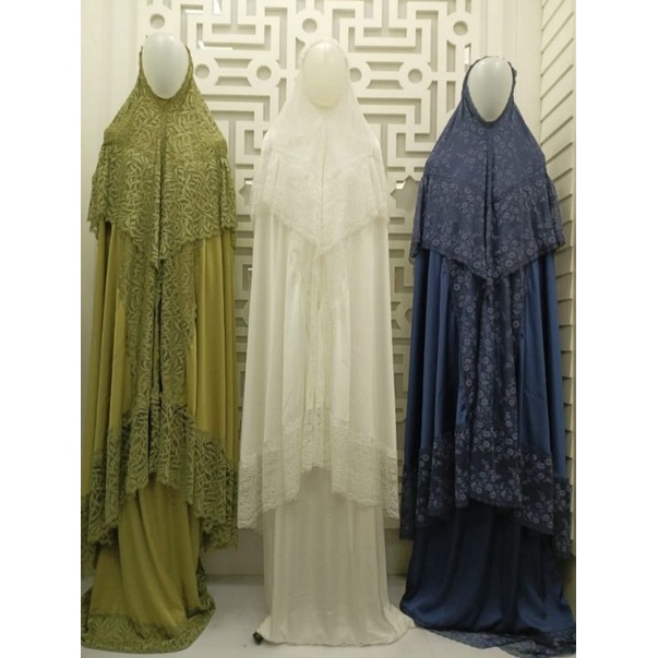 MUKENA SILKY SUTRA MUKENA SILK SUTRA MUKENA SEMI SUTRA PREMIUM QAMECCI PRAYET SET