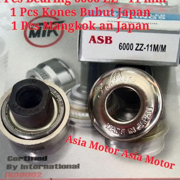 Laker Konis Kones Bearing 6000 Freehub As Roda Belakang Sepeda Anak Minion Mini Trek Fixie BMX MTB ‣