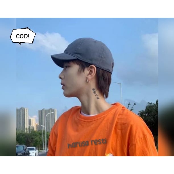 Topi pria distro lidah pendek ori / Topi distro pria / topi pria keren pet pendek / topi distro pria