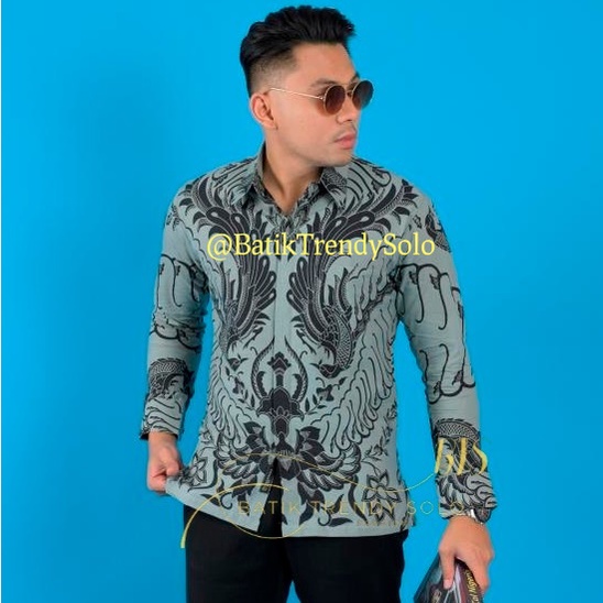 Hem  Kemeja Baju Batik Pria Cowok Laki Laki Slimfit Full Lapis Furing Lengan Panjang Lengan Pendek Original Asli Batik Jumanta Solo Laweyan Size S M L Xl XXL  17