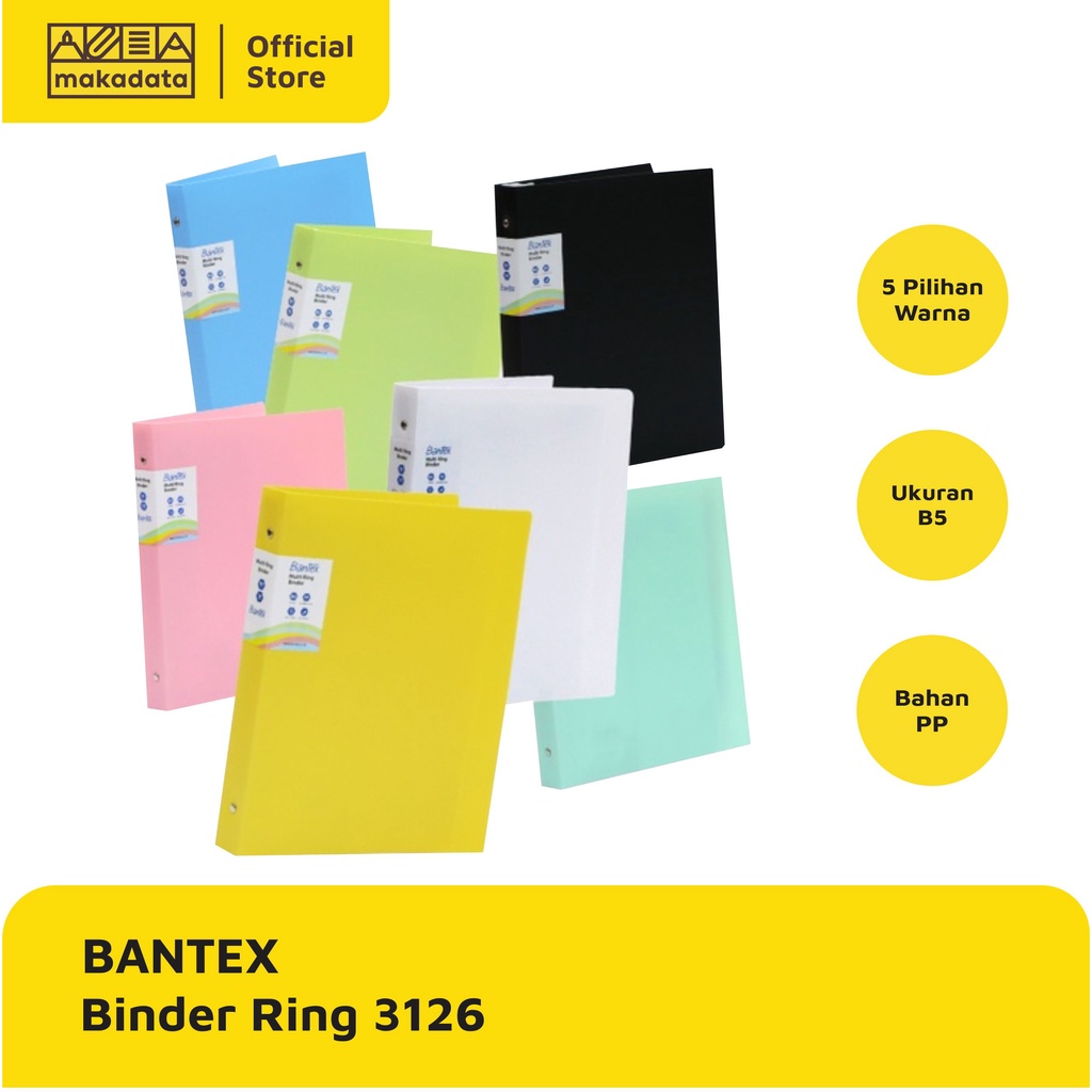 

BUKU BINDER NOTE B5 BANTEX 3126 (1 PCS) MURAH